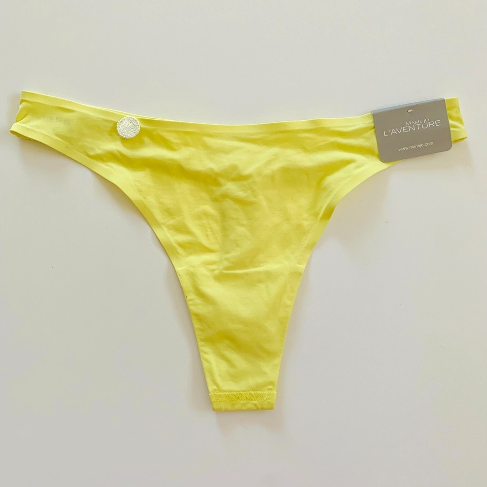 NWT Marie Jo L'Aventure Tom Thong Panty Starlight Yellow US/UK Medium EU/FR 40